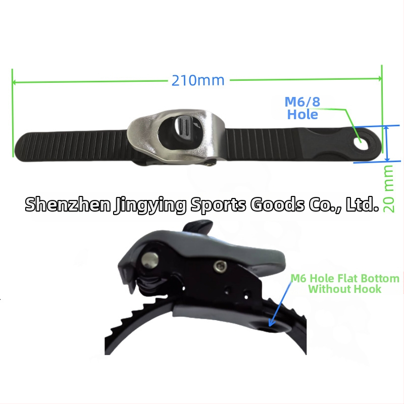 Príslušenstvo pre kolieskové korčule: zapínanie s ozubeným pásom, ozubený pás, spona na ploché topánky — Značka JINGYING, Sezóna 2024-1