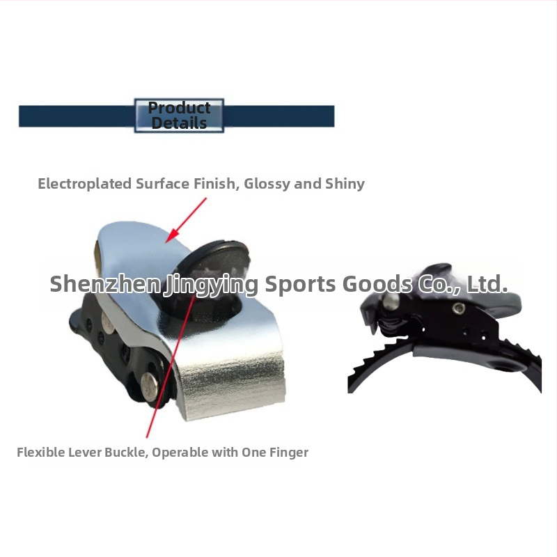 Riedučio aksesuarai su sagtimi, dantytas diržas, plokščioms batams sagtis — Prekės ženklas JINGYING, Sezona 2024-1