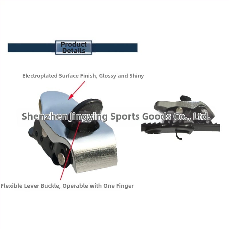 Riedučio aksesuarai su sagtimi, dantytas diržas, plokščioms batams sagtis — Prekės ženklas JINGYING, Sezona 2024-1