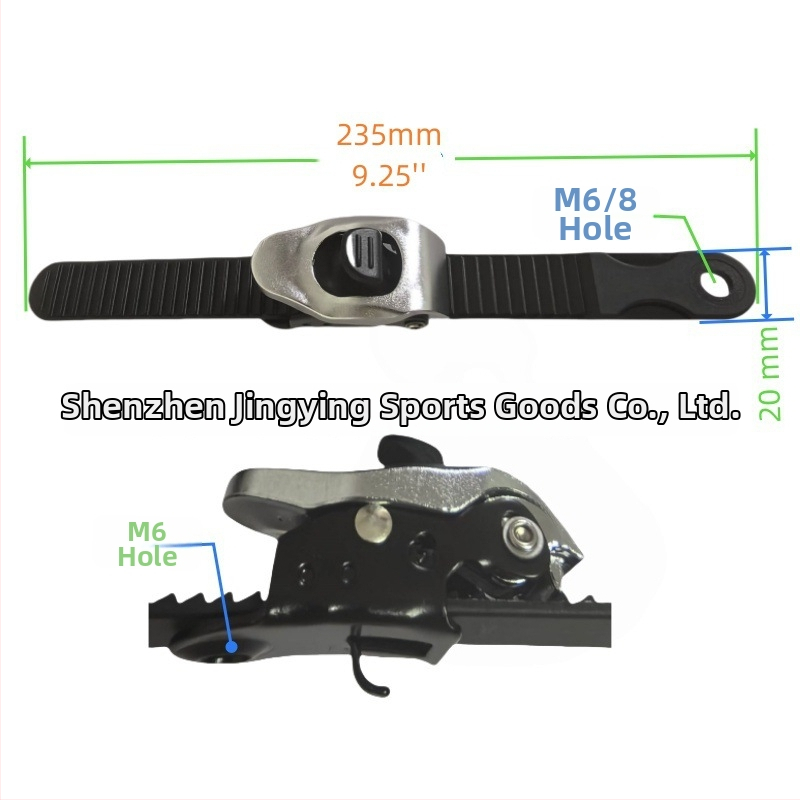 Riedučio aksesuarai su sagtimi, dantytas diržas, plokščioms batams sagtis — Prekės ženklas JINGYING, Sezona 2024-1