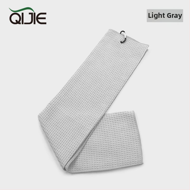 Golfo rankšluostis iš mikropluošto su vafliniu raštu, 260 g, paprastas audinys, logotipas spausdintas.