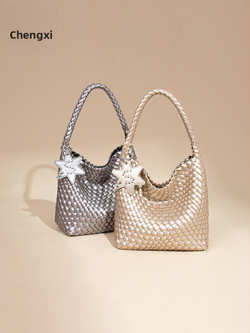 PU audinio moterų rankinė, kasdienė pečių rankinė su magnetiniu užsegimu, vidinė kišenė su užtrauktuku, telefonui ir ID kišai, poliesterio pamušalas