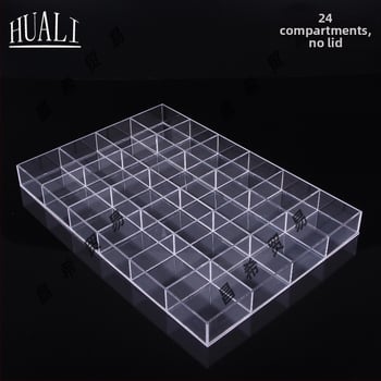 Kutija za nakit s mrežastim dijelovima, prozirna, otporna na prašinu, materijal papir, pastoralni stil