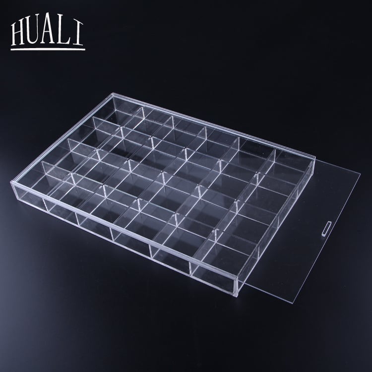 Kutija za nakit s mrežastim dijelovima, prozirna, otporna na prašinu, materijal papir, pastoralni stil