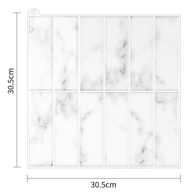 3D епоксидни стенни стикери, самозалепващи, водоустойчиви, PET+PU лепило, модерен стил, монолитен дизайн, 1 бр., подходящи за дневна, спалня, кабинет, ресторант, баня