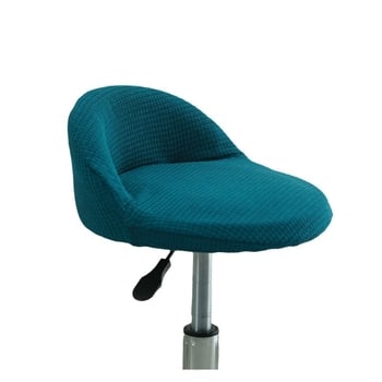 Székfedő beépített háttámlával — poliészterből, különleges forma, porálló, modern minimalist stílus, négy évszakos használat