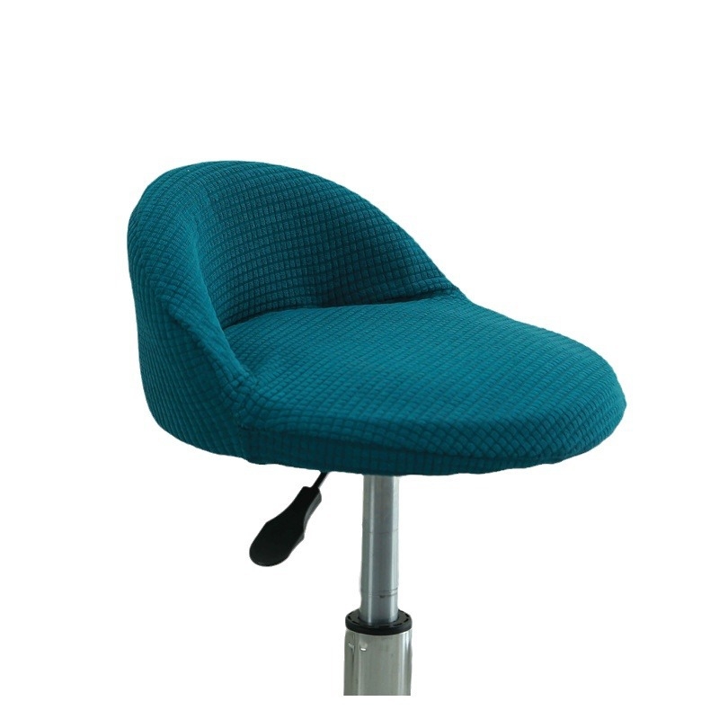 Székfedő beépített háttámlával — poliészterből, különleges forma, porálló, modern minimalist stílus, négy évszakos használat