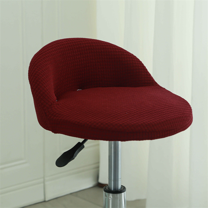 Székfedő beépített háttámlával — poliészterből, különleges forma, porálló, modern minimalist stílus, négy évszakos használat