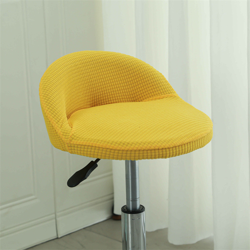 Székfedő beépített háttámlával — poliészterből, különleges forma, porálló, modern minimalist stílus, négy évszakos használat