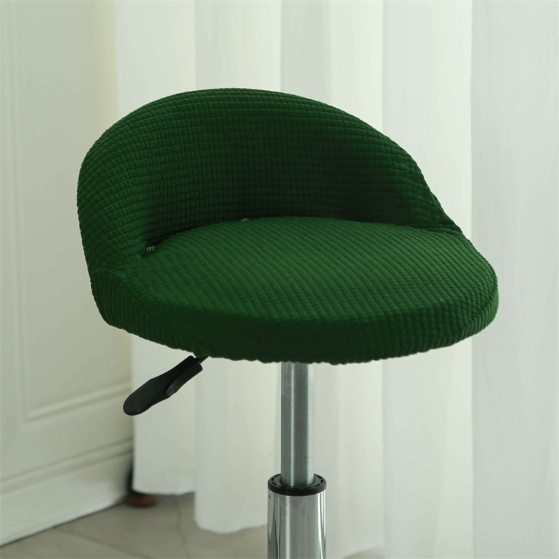 Székfedő beépített háttámlával — poliészterből, különleges forma, porálló, modern minimalist stílus, négy évszakos használat