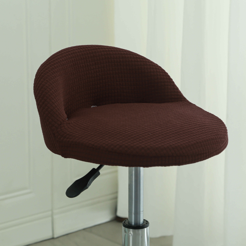 Székfedő beépített háttámlával — poliészterből, különleges forma, porálló, modern minimalist stílus, négy évszakos használat