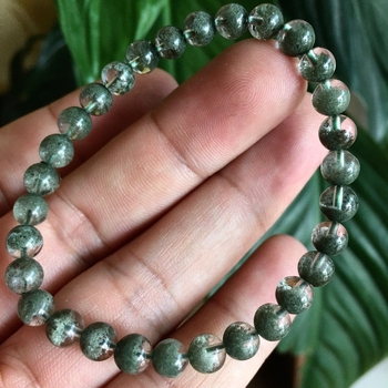 Браслет с призрачен кристал, дизайн с множество кръгове, унисекс