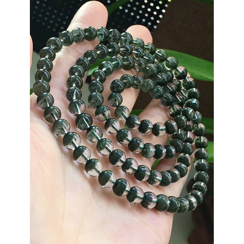 Браслет с призрачен кристал, дизайн с множество кръгове, унисекс