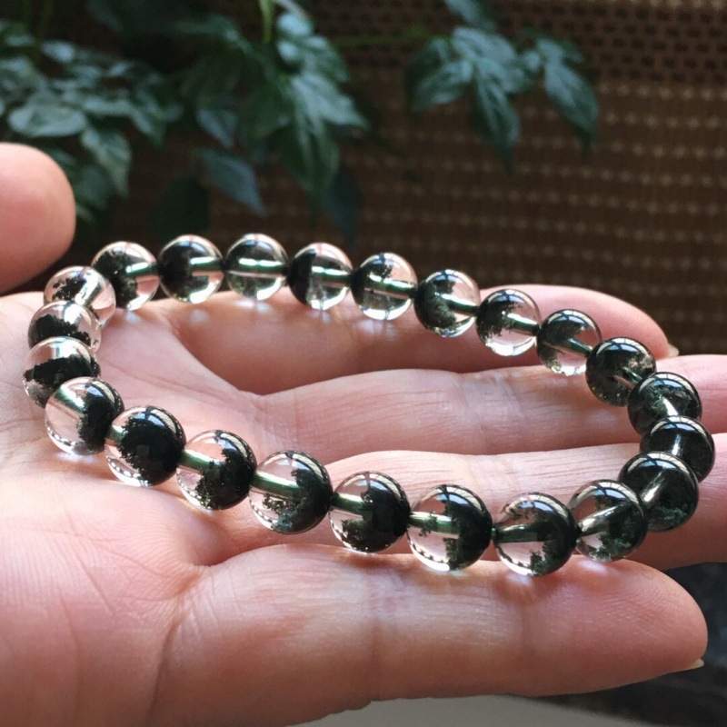 Браслет с призрачен кристал, дизайн с множество кръгове, унисекс