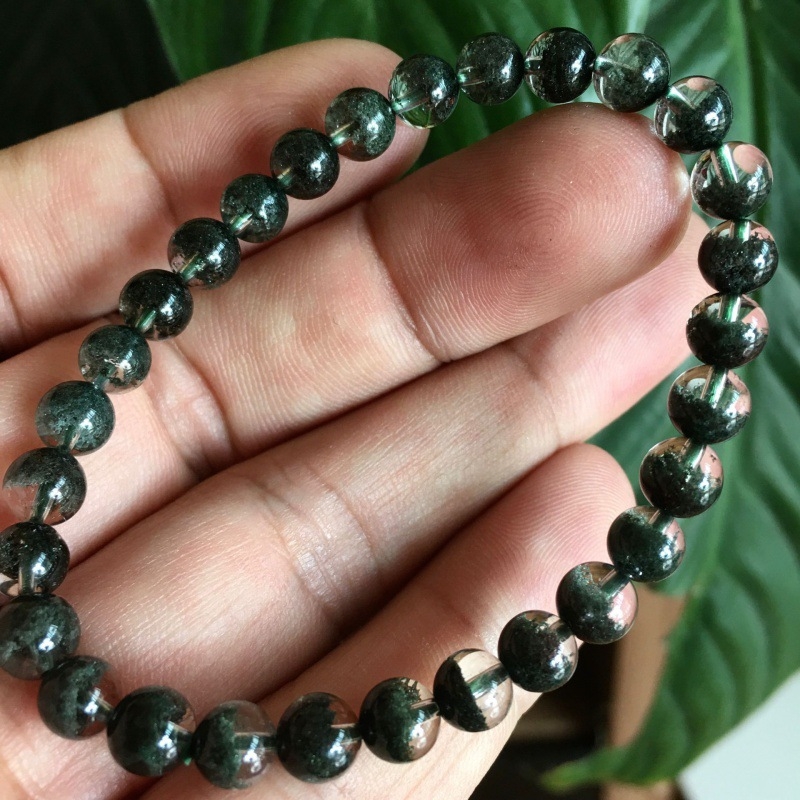 Браслет с призрачен кристал, дизайн с множество кръгове, унисекс