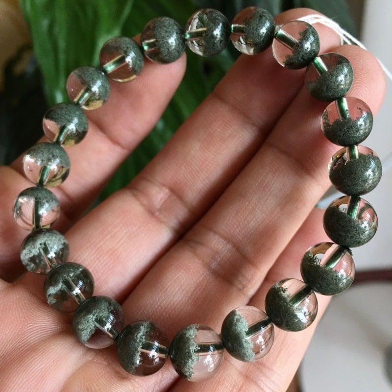 Браслет с призрачен кристал, дизайн с множество кръгове, унисекс