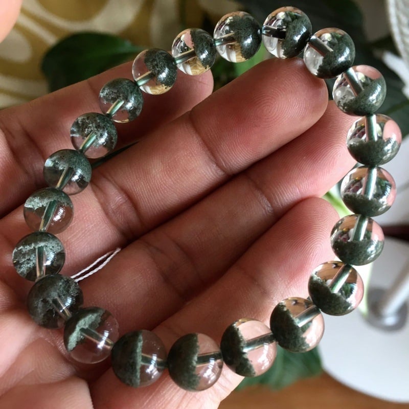 Браслет с призрачен кристал, дизайн с множество кръгове, унисекс