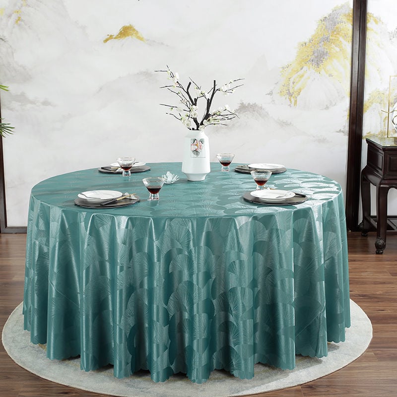 Apvali PVC staltiesė – vandeniui atspari, riebalams atspari, neslidžia, viešbučių stilius