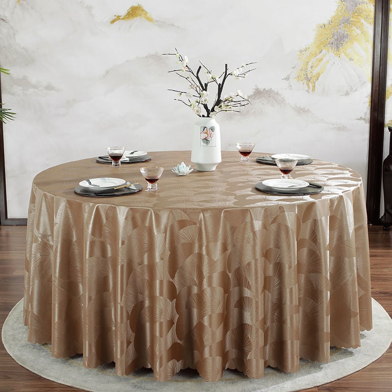 Apvali PVC staltiesė – vandeniui atspari, riebalams atspari, neslidžia, viešbučių stilius