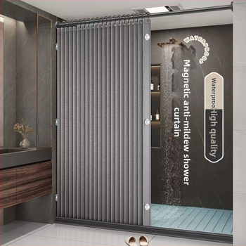 Voniai dušos užuolaidos ir atskiriamoji siena iš medvilnės ir lino, kinų stilius, raštas: kitas