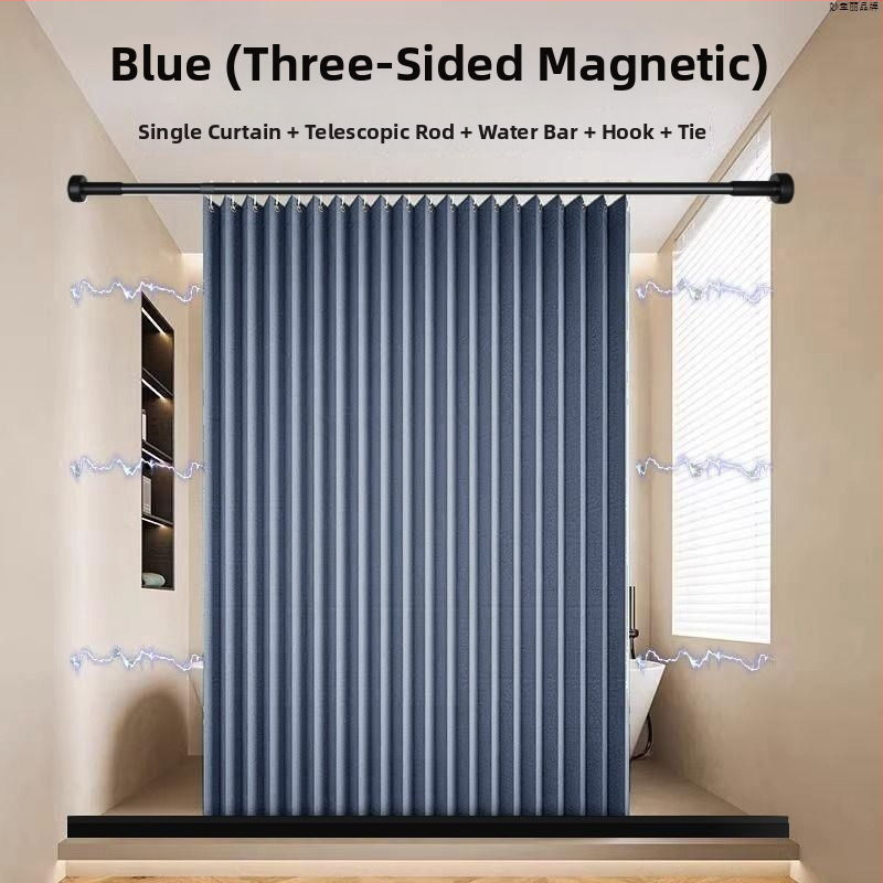 Voniai dušos užuolaidos ir atskiriamoji siena iš medvilnės ir lino, kinų stilius, raštas: kitas