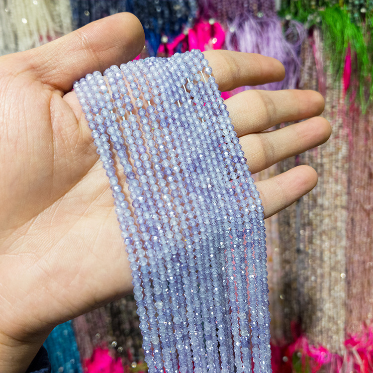 Cirkon perle, facetirane, prirodna tekstura, dodaci za nakit