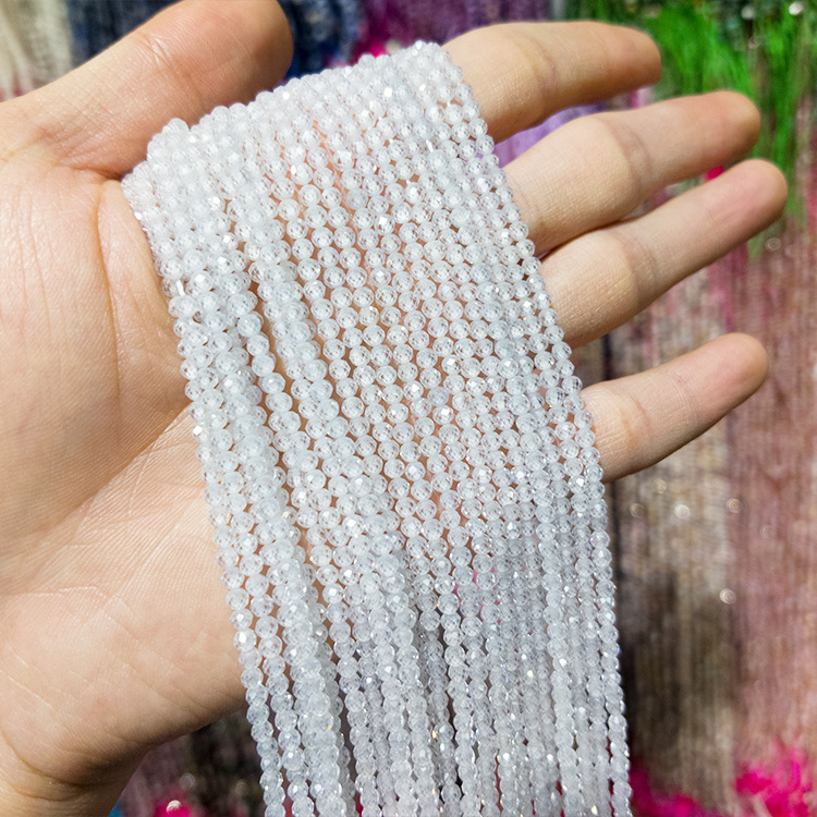 Cirkon perle, facetirane, prirodna tekstura, dodaci za nakit