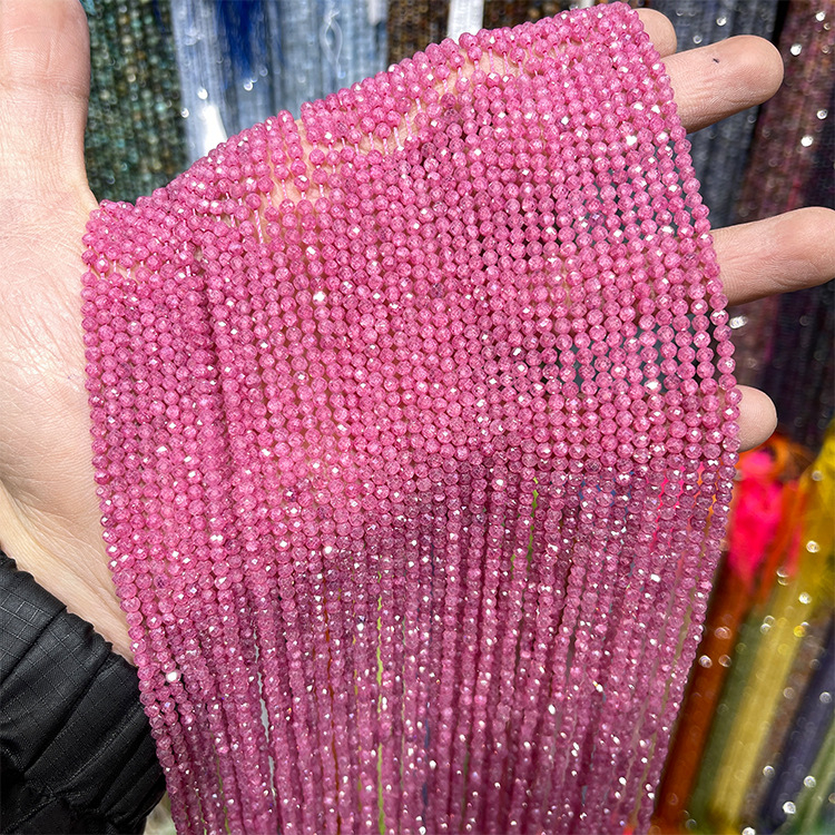 Cirkon perle, facetirane, prirodna tekstura, dodaci za nakit