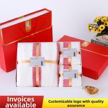 Dovanų rankšluosnių rinkinys dėžutėje – koralo flisas; pritaikomas; logotipo spausdinimas; svoris 600 g (Medžiaga: koralinis flisas; Pakuotė: dovanų dėžutė; Pritaikymas: Taip; Logotipo spausdinimas: Taip; Svoris: 600 g)