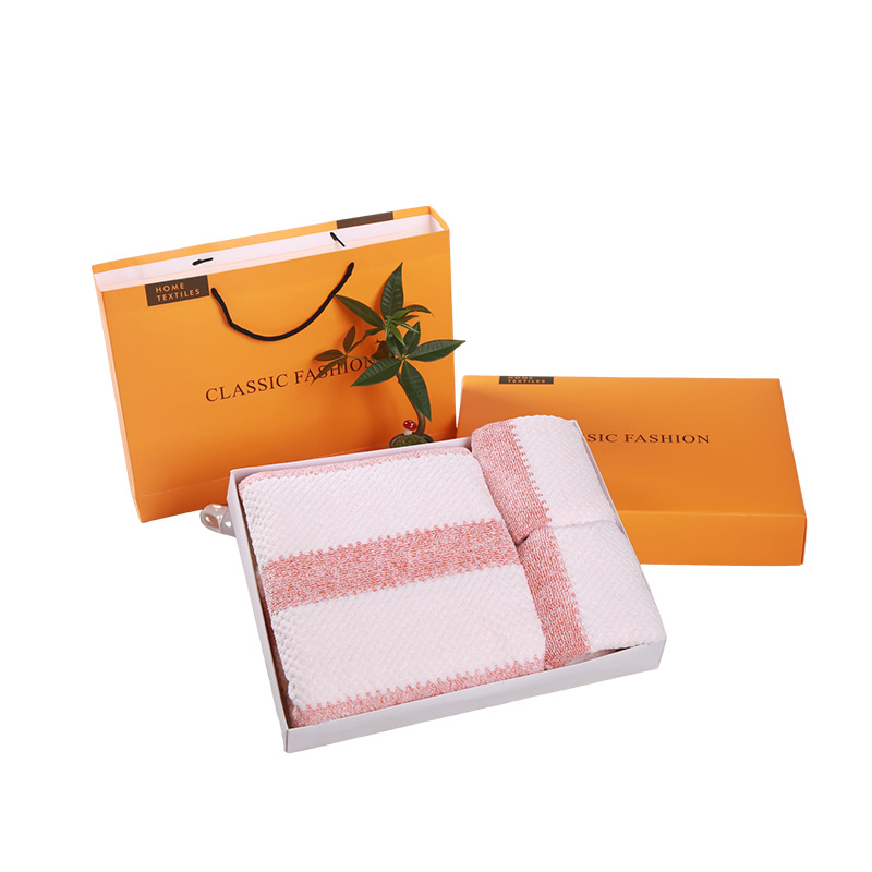 Korall fleece törölközőkészlet – 3 darab, fürdő- és arc-törölközők, sima szövés, 32s szál, 200 g+ súly, testreszabható