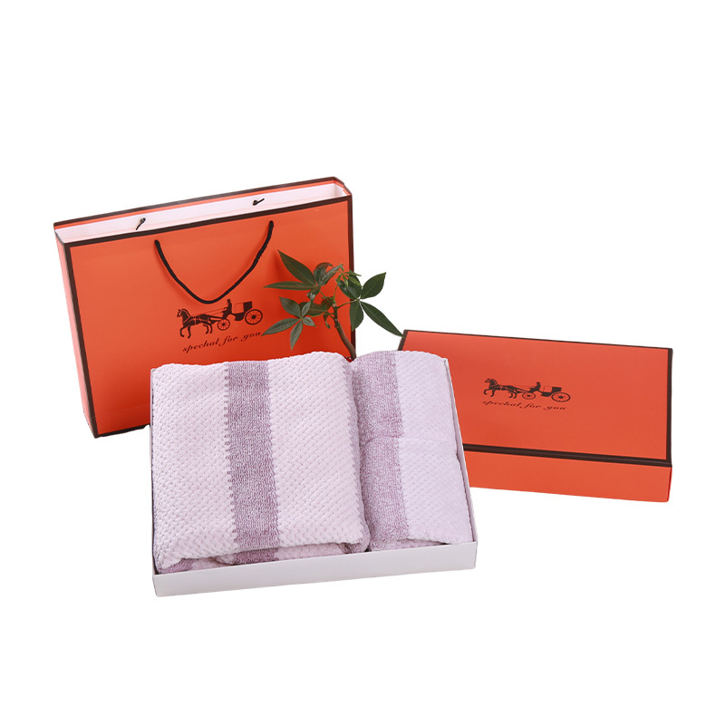 Korall fleece törölközőkészlet – 3 darab, fürdő- és arc-törölközők, sima szövés, 32s szál, 200 g+ súly, testreszabható