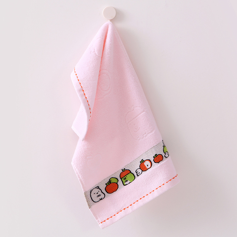 Baba arc törölköző Jacquard mintával, hosszú szálú gyapotból, 32s, 50–80 g