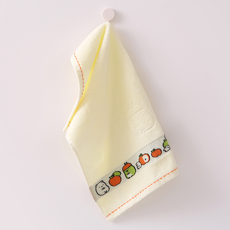 Baba arc törölköző Jacquard mintával, hosszú szálú gyapotból, 32s, 50–80 g