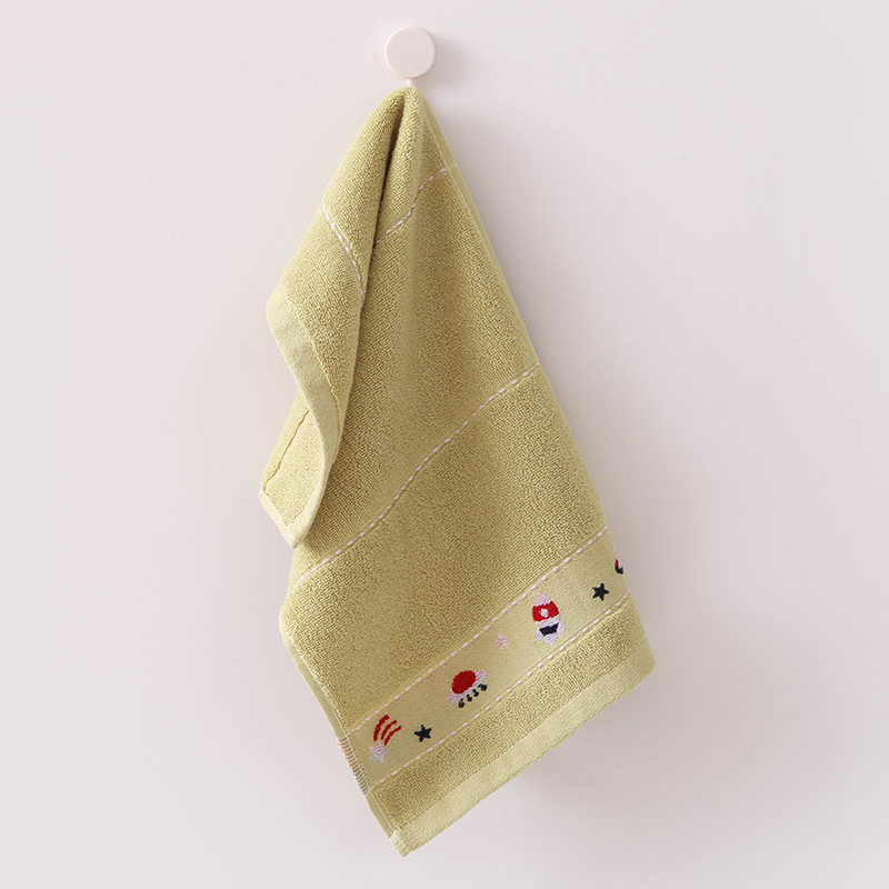 Baba arc törölköző Jacquard mintával, hosszú szálú gyapotból, 32s, 50–80 g