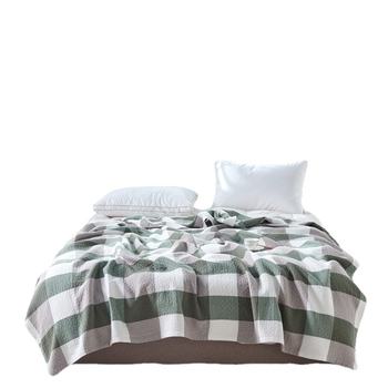 Βαμβακερή τριπλής στρώσης γάζα κουβέρτα με φλοράλ μοτίβο, βάρος άνω των 3000 g