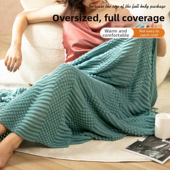 Σκανδιναβικό πλεκτό ριχτάρι καναπέ, ακρυλικό νήμα, 300–499 g, για όλες τις εποχές