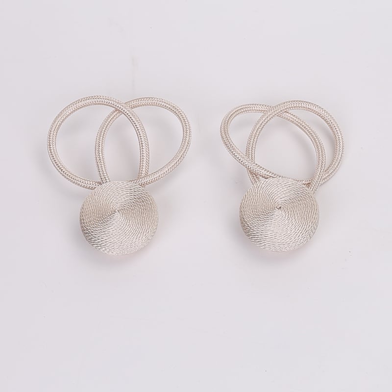 Užuolaidų sagtelė su magnetiniu užsegimu — poliesteris, šiuolaikiškas minimalistinis stilius, pritaikymas galimas, 56 g vienam vnt., prekinis ženklas Cool