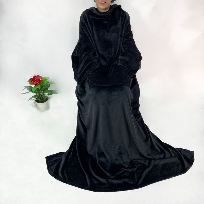 Φλανελεν κουβέρτα τηλεόρασης με Velcro, πολυχρηστική, μοντέρνο στυλ (240 g/m², πολυεστέρας, χειμώνας, φλανέλ, Velcro)