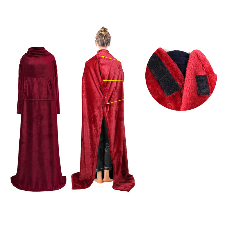 Φλανελεν κουβέρτα τηλεόρασης με Velcro, πολυχρηστική, μοντέρνο στυλ (240 g/m², πολυεστέρας, χειμώνας, φλανέλ, Velcro)