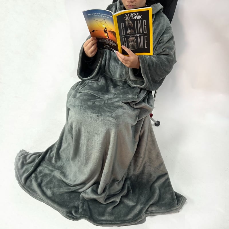 Φλανελεν κουβέρτα τηλεόρασης με Velcro, πολυχρηστική, μοντέρνο στυλ (240 g/m², πολυεστέρας, χειμώνας, φλανέλ, Velcro)