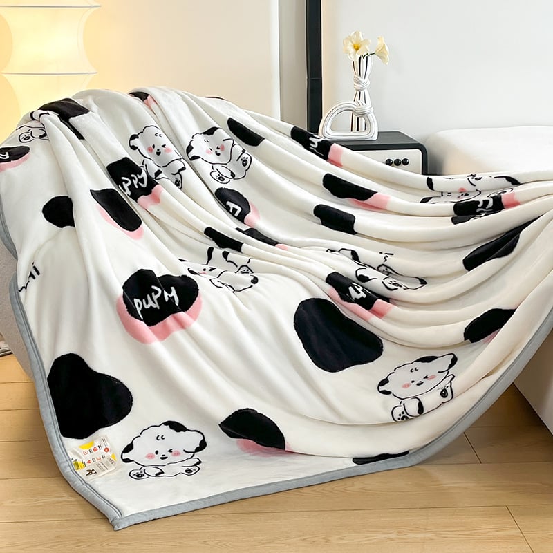 Χειμωνιάτικη κουβέρτα από κοράλ βελούδου, 100% πολυεστέρας, γεωμετρικό μοτίβο, βάρος 320 g