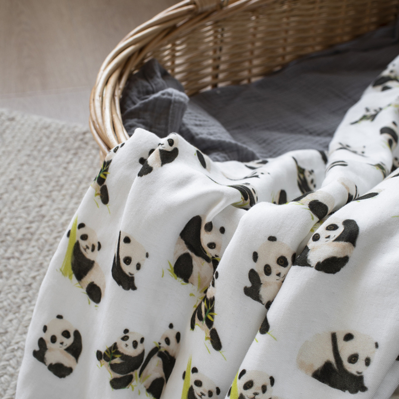 Παιδικό πάπλωμα από ίνες μπαμπού, τετραπλό στρώμα, διπλής όψεως γέμισμα από μπαμπού, αντιδραστική βαφή, βάρος 0.5-0.75 kg