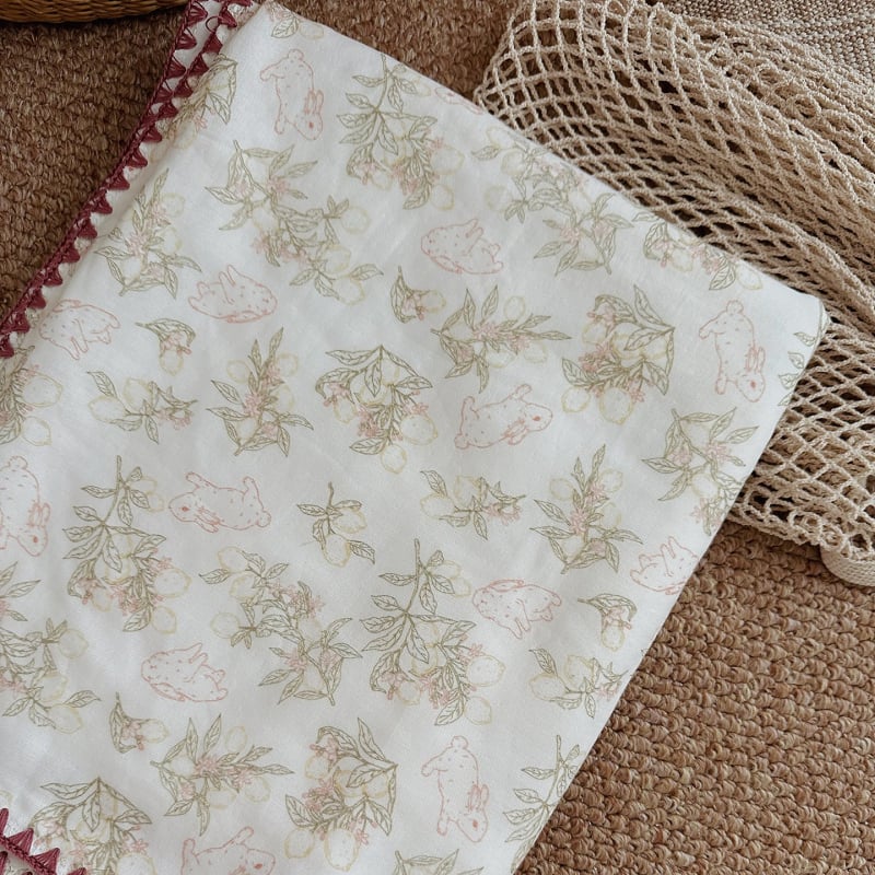 Παιδικό πάπλωμα από ίνες μπαμπού, τετραπλό στρώμα, διπλής όψεως γέμισμα από μπαμπού, αντιδραστική βαφή, βάρος 0.5-0.75 kg