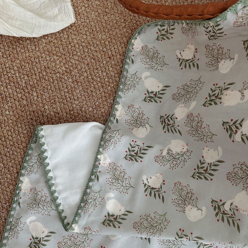 Παιδικό πάπλωμα από ίνες μπαμπού, τετραπλό στρώμα, διπλής όψεως γέμισμα από μπαμπού, αντιδραστική βαφή, βάρος 0.5-0.75 kg