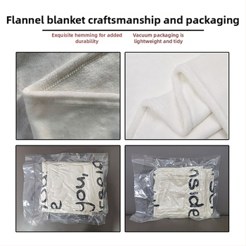 Φλανελ κουβέρτα για οικιακή χρήση με λογότυπο, πολυεστέρας, άνοιξη-φθινόπωρο, μοντέρνο μινιμαλιστικό στυλ