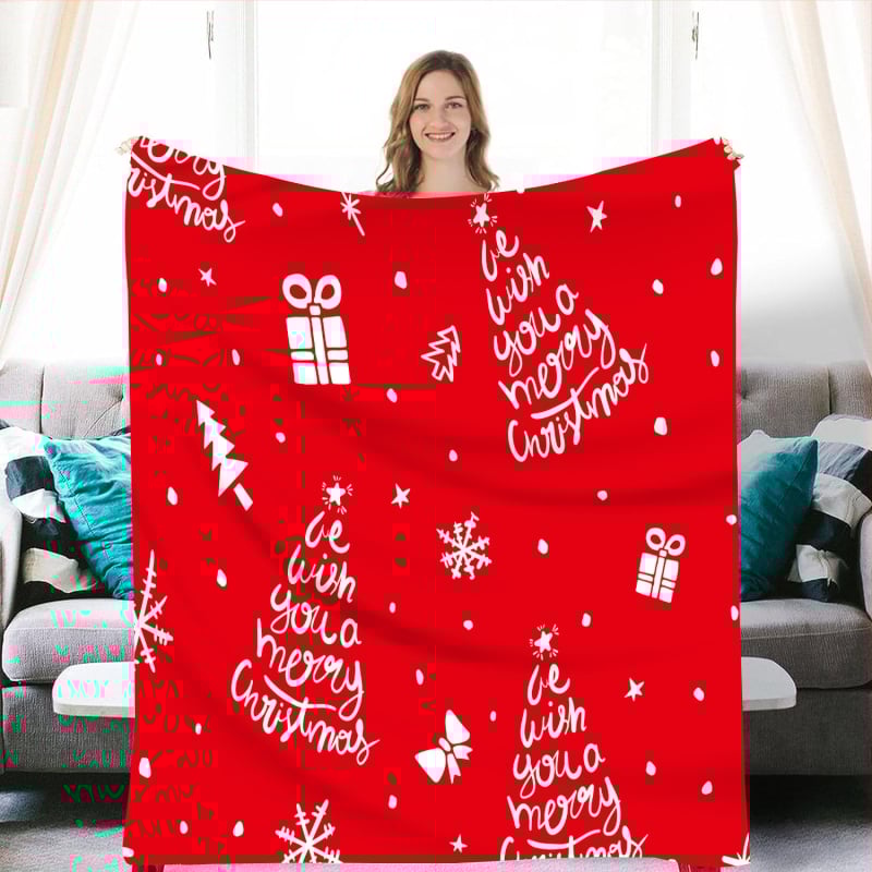 Φλανελ κουβέρτα για οικιακή χρήση με λογότυπο, πολυεστέρας, άνοιξη-φθινόπωρο, μοντέρνο μινιμαλιστικό στυλ