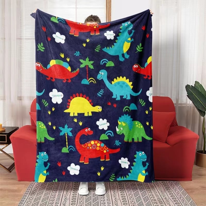 Φλανελ κουβέρτα για οικιακή χρήση με λογότυπο, πολυεστέρας, άνοιξη-φθινόπωρο, μοντέρνο μινιμαλιστικό στυλ