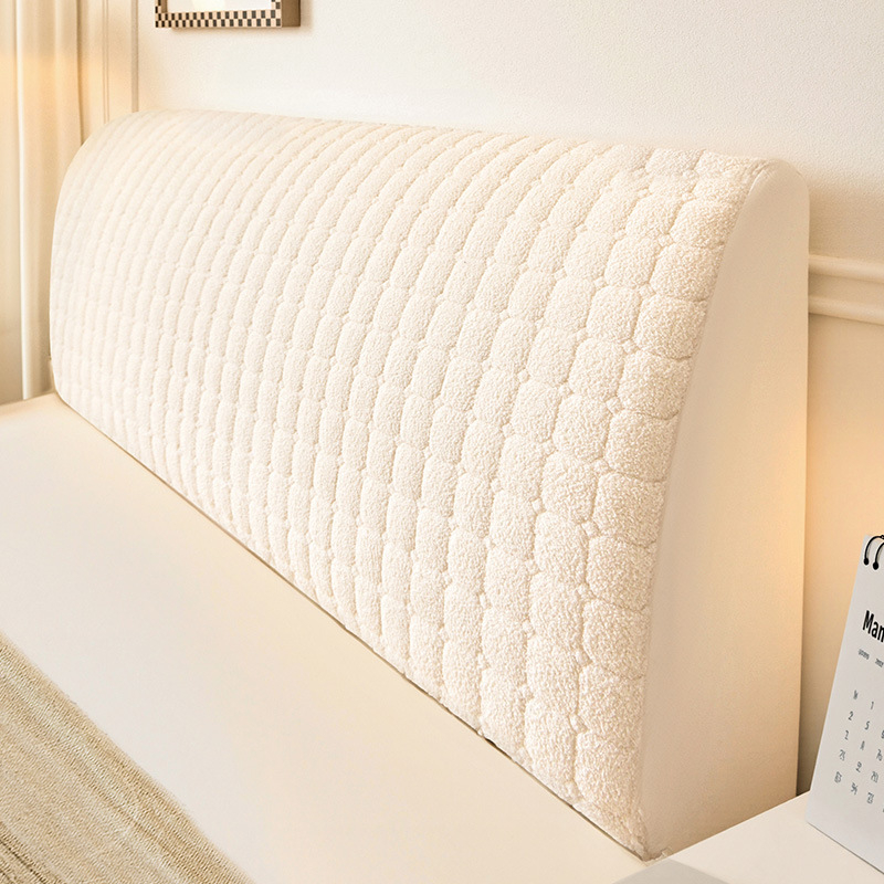 Husă pentru capul patului din Cloud Velvet, elastică, compatibilă universal cu paturile din lemn, detașabilă și lavabilă la mașina de spălat