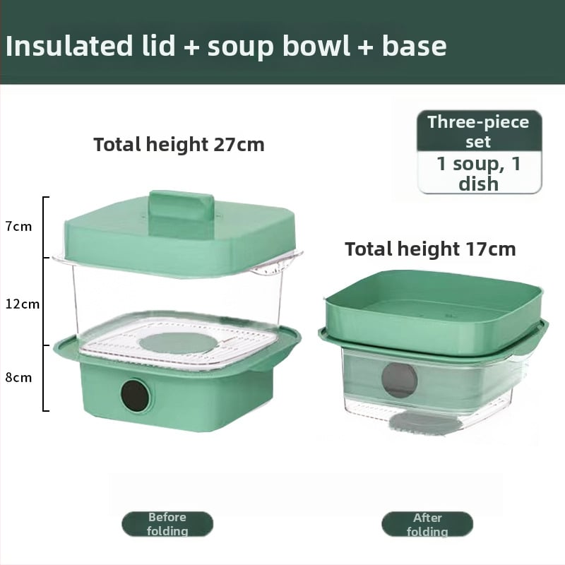 Многослойна покривалка за храна и зеленчуци - прозрачно пластмасово покритие за изолация и прахозащита.