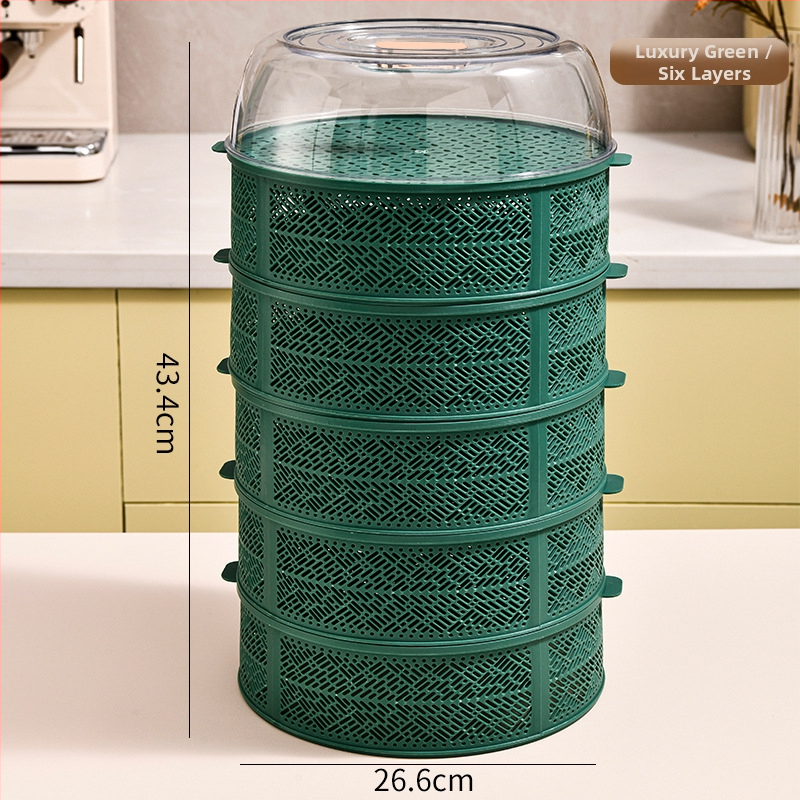 Многослойна покривалка за храна и зеленчуци - прозрачно пластмасово покритие за изолация и прахозащита.